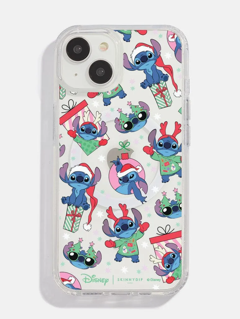 Portable Case Disney Christmas Stitch MagSafe iPhone Case