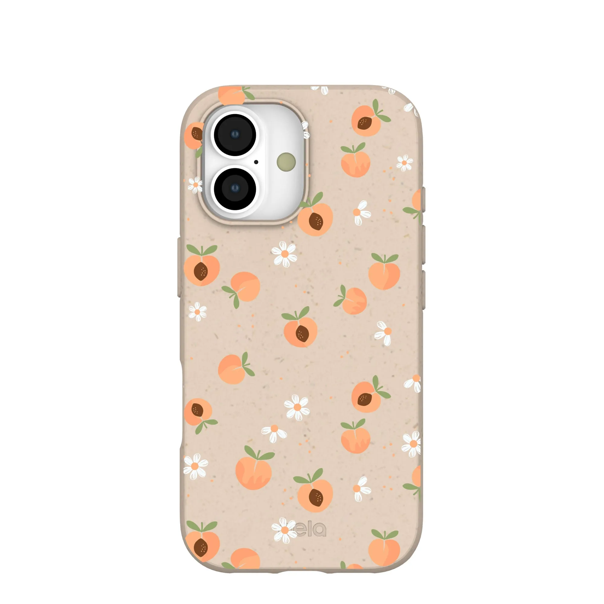 Compact Structure Premium Shield Seashell Feeling Peachy iPhone 17 Case