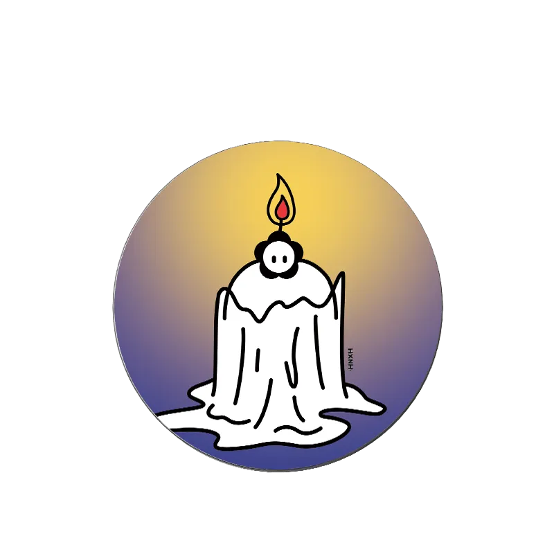 Candle Pattern Magsafe Grip Stand Pop Socket Fun Grip