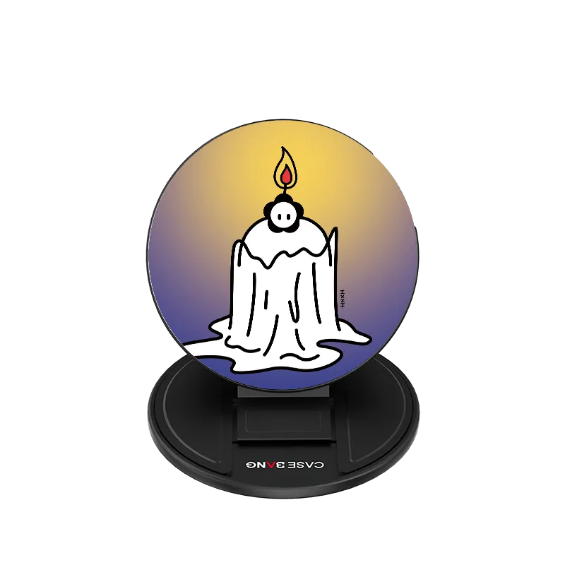 Candle Pattern Magsafe Grip Stand Pop Socket Deluxe