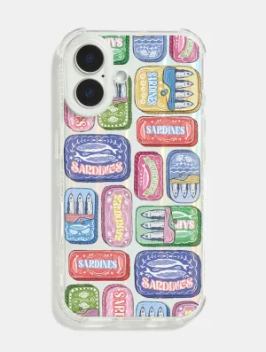 Hybrid Pattern Texture Canned Fish Shock iPhone Case