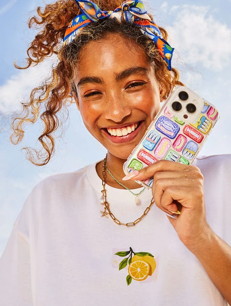 Printed Artwork Canned Fish Shock iPhone Case