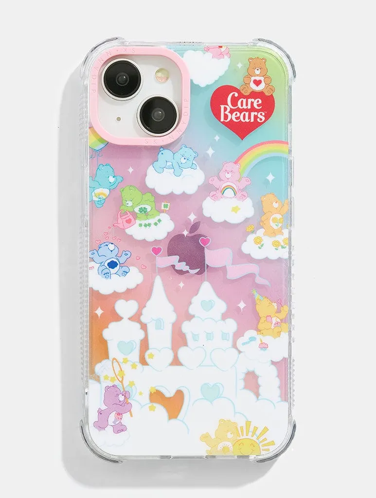 Care Bears Rainbow Castle Shock iPhone Case Smooth Pattern Design Soft edges