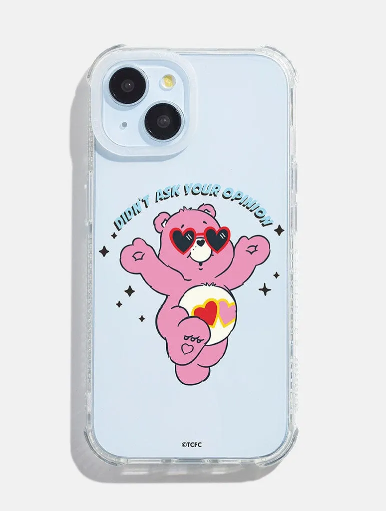 Care Bears x Skinnydip Opinion Shock iPhone Case Flexible Layer Design