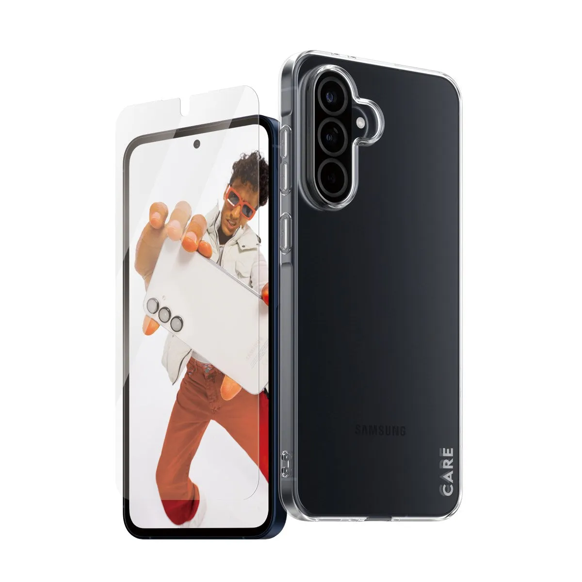 Screen Durability Guard screen shield accessory CARE by PanzerGlass? 2-in-1 Bundle Samsung Galaxy A56 5G