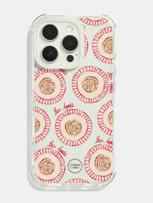 Luxury Texture Flexible Pattern Texture Charlotte Godfree x Skinnydip Cinnamon Bun Shock iPhone Case