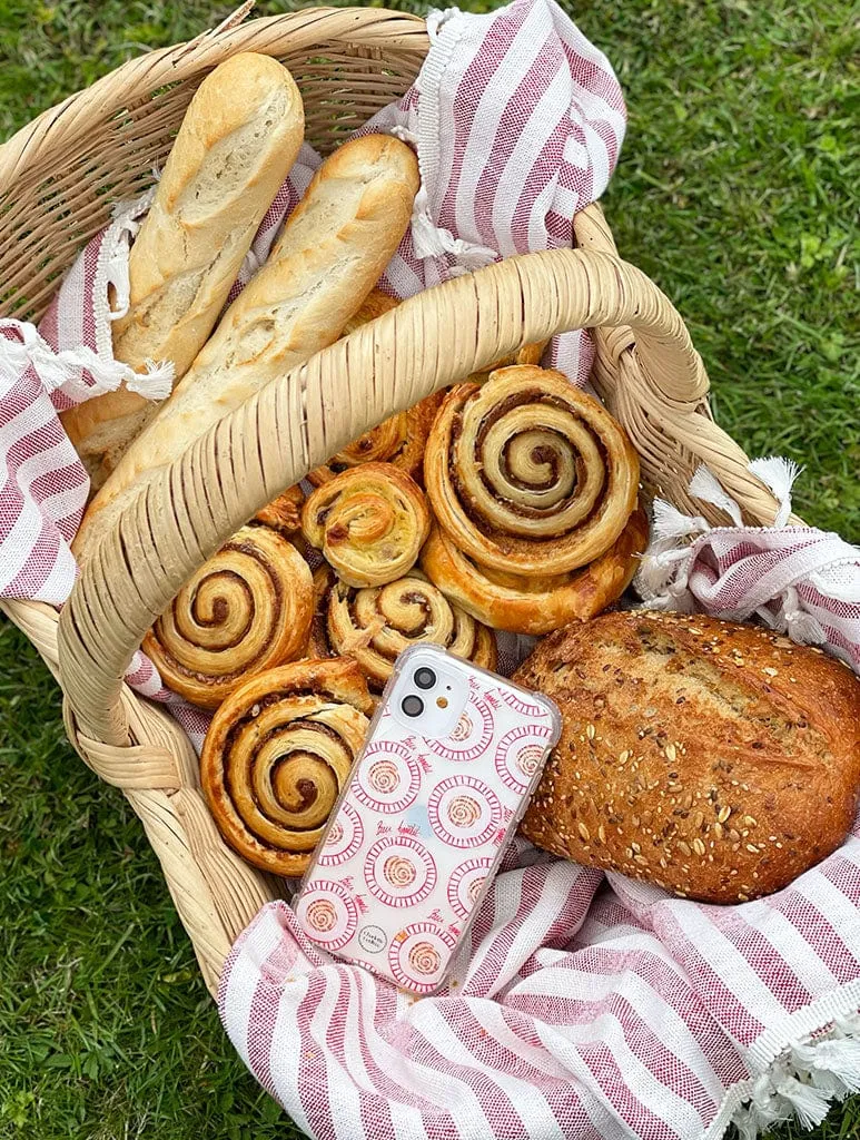 Charlotte Godfree x Skinnydip Cinnamon Bun Shock iPhone Case Rugged Feel Color Gradient