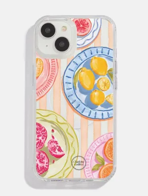 Compact Protection Stylish Texture Charlotte Godfree x Skinnydip Citrus Fruit MagSafe iPhone Case