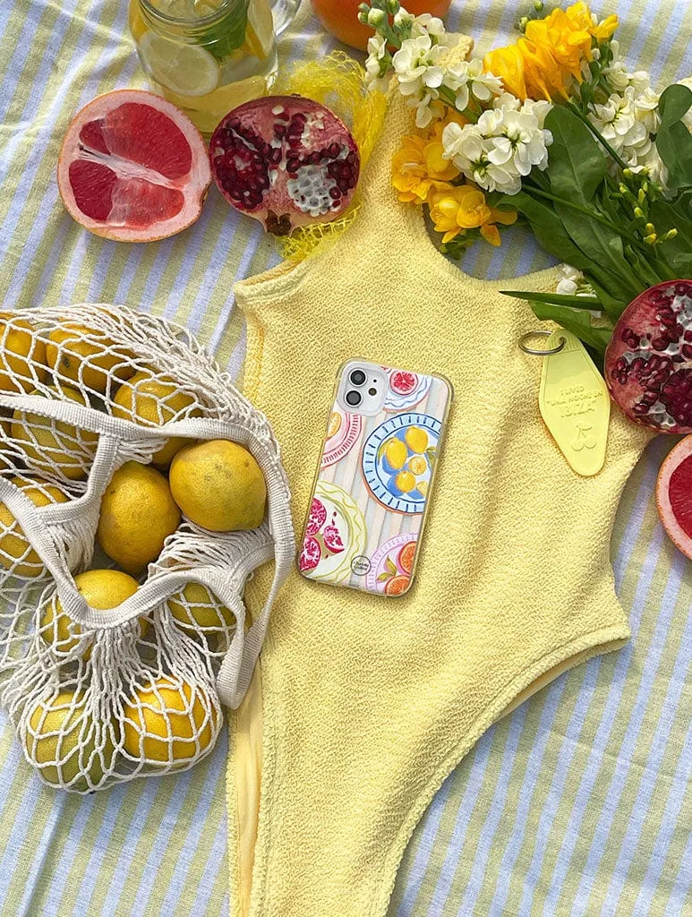 Charlotte Godfree x Skinnydip Citrus Fruit Shock iPhone Case Minimal Shield Texture Smart Accessory