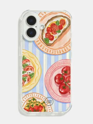 Charlotte Godfree x Skinnydip Tomato Shock iPhone Case Elegant Pattern Design