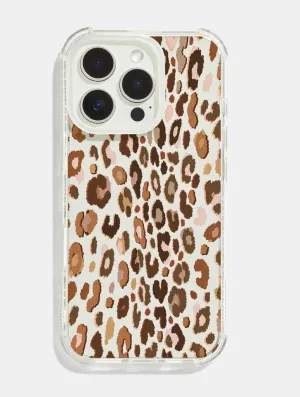 Scratch Resistant Hybrid Edge Finish Cheetah Print Shock iPhone Case