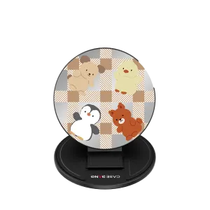 Pop Socket Teen Setup Grip Hero Max Pro Chequered Bear Magsafe Grip Stand