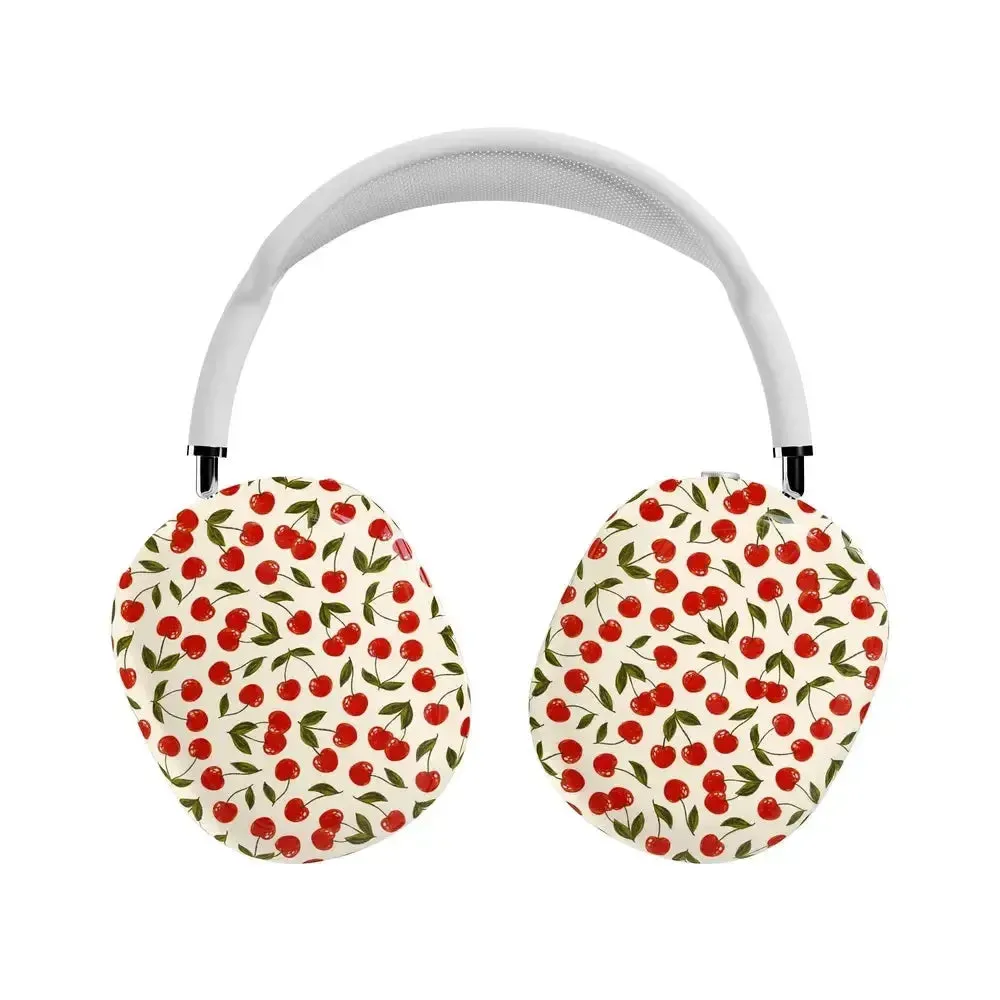 Cherry on Top | Red Cherry AirPods Max Case ultra thin silicone airpods shell drop proof airpods cover