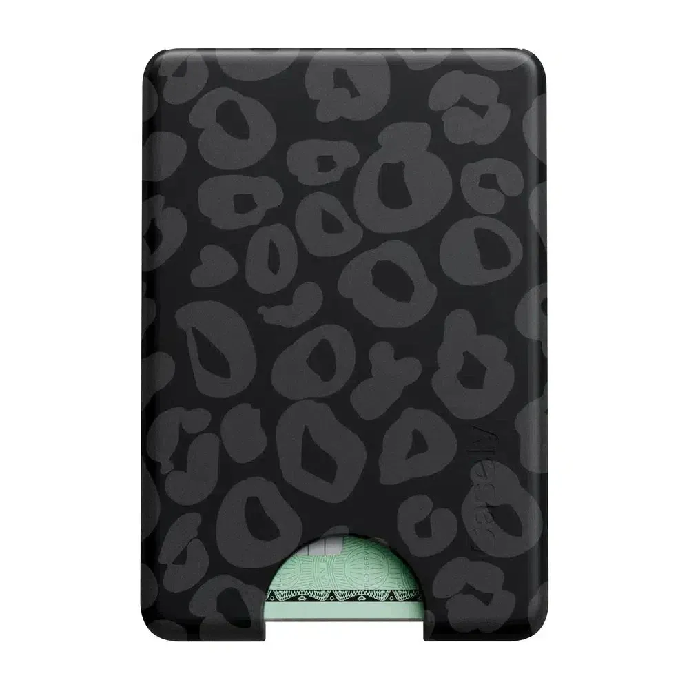 Into the Wild | Black Leopard MagWallet Smooth Surface Lightweight Snap Holder