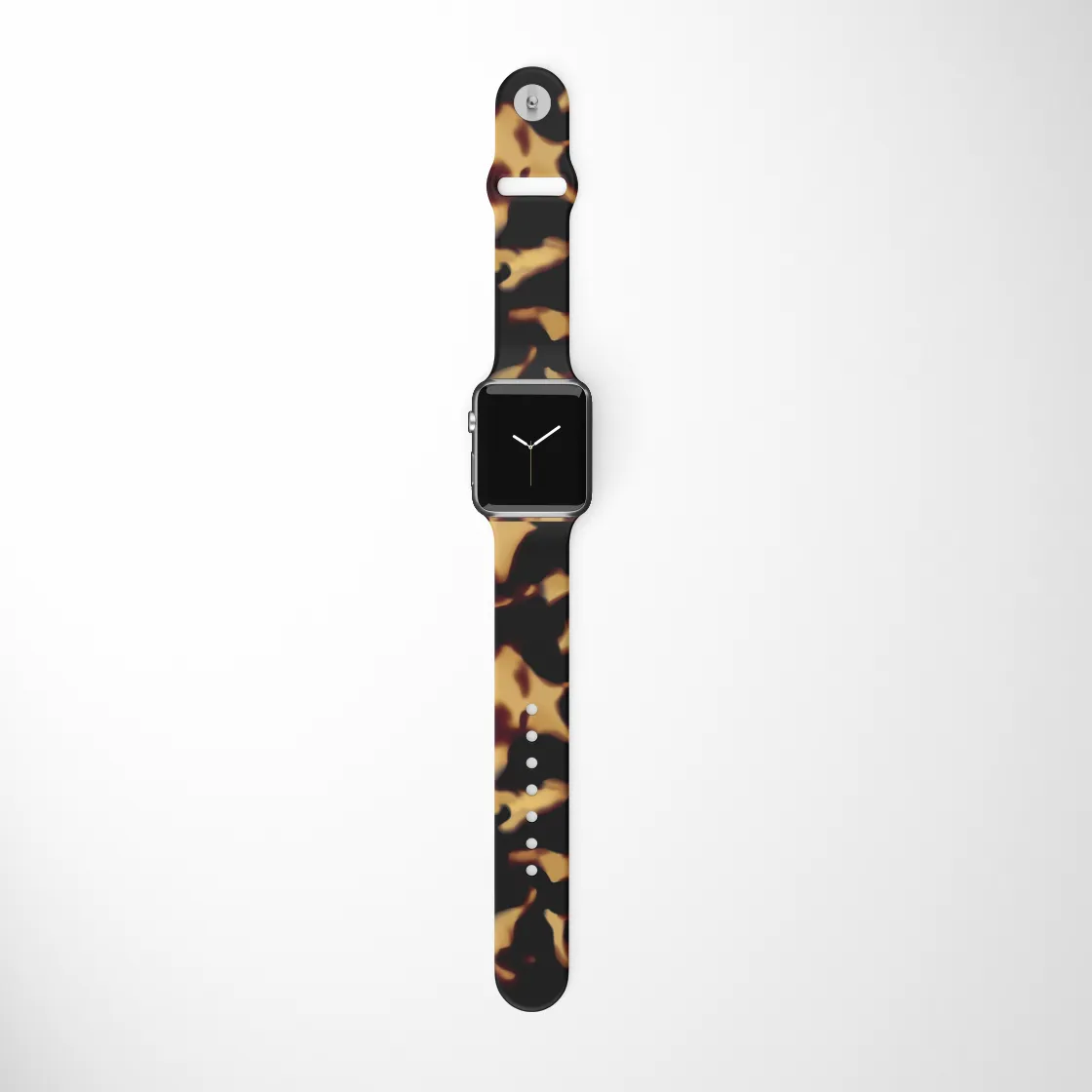 Chic Tortoiseshell Apple Watch Strap Breathable wear Modern Minimalism