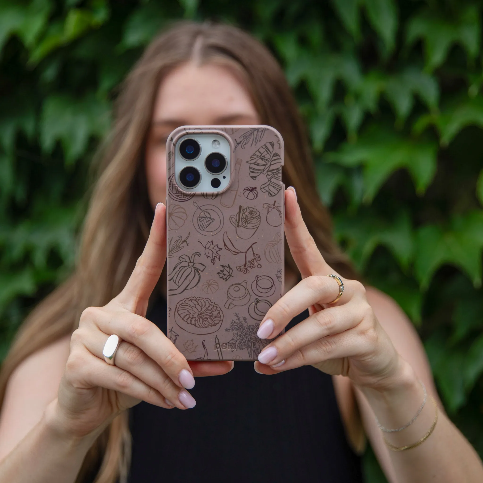 Premium Material Chocolate Brown Autumn Sweets iPhone 17 Case