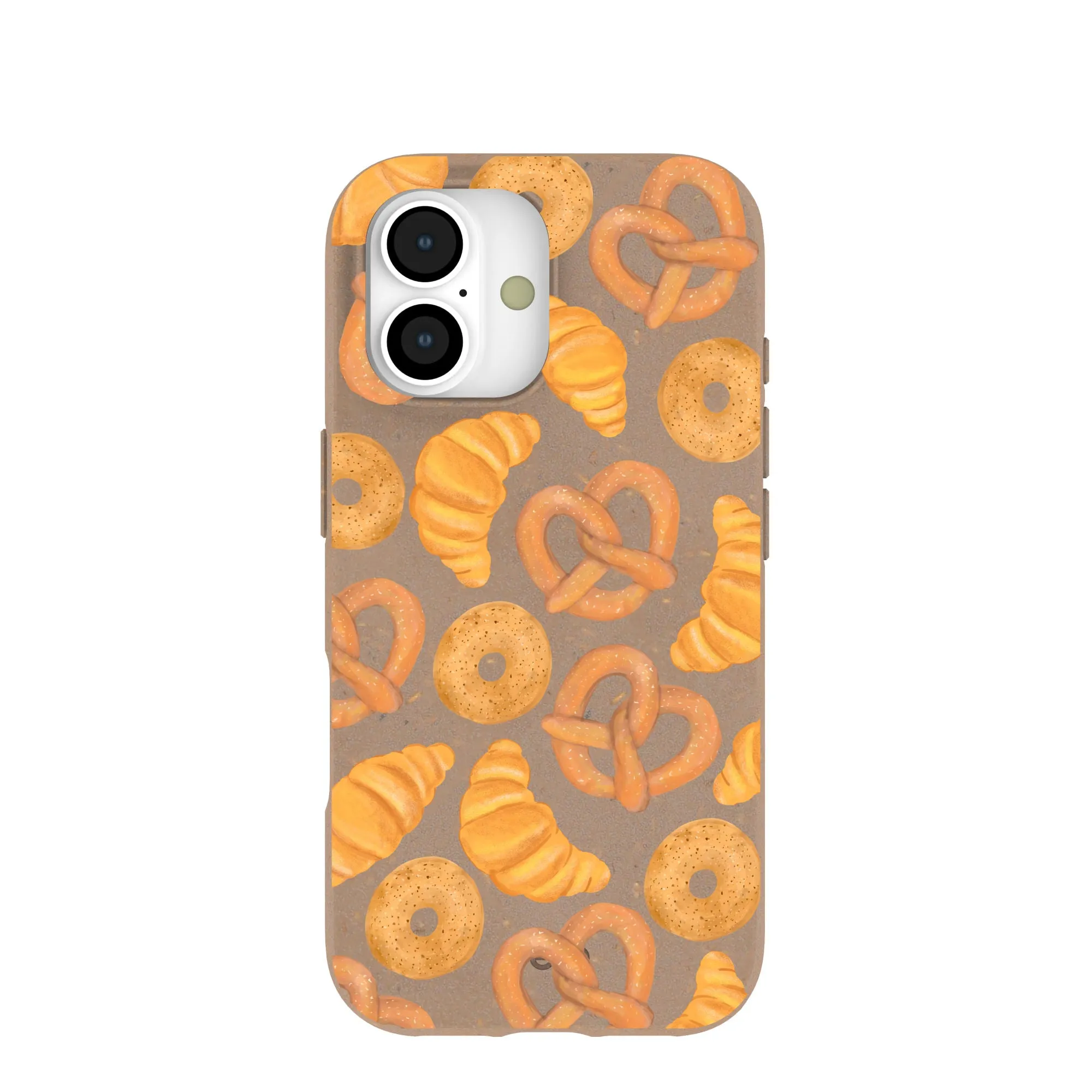 Chocolate Brown Baked Goodies iPhone 17 Case Smooth Form Modern Form