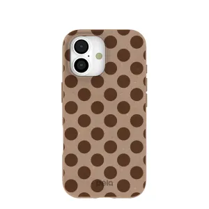 Chocolate Brown Cocoa Sprinkle iPhone 17 Case Protective Shell Design