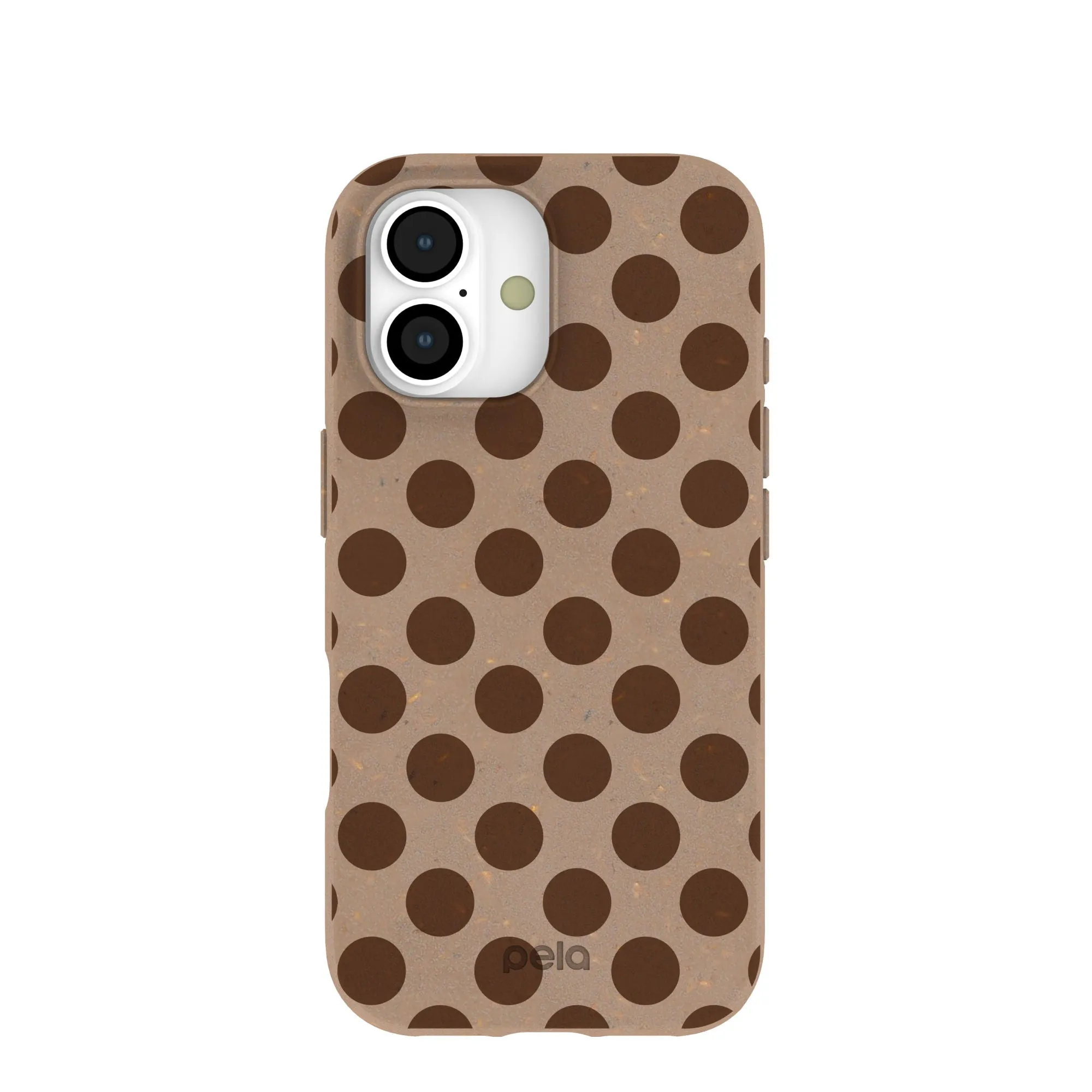 Chocolate Brown Cocoa Sprinkle iPhone 17 Case Protective Shell Design