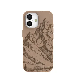 Chocolate Brown Silent Summit iPhone 17 Case Durable Detail