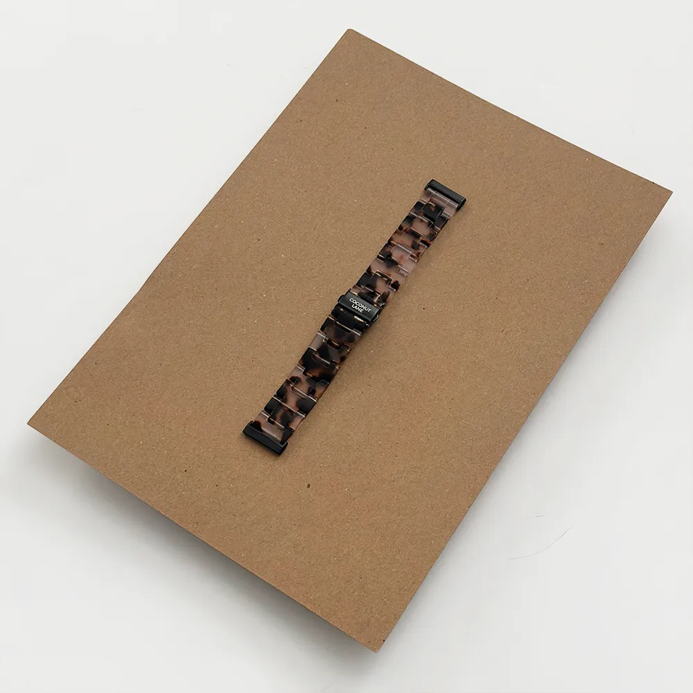 Fitbit Strap - LUXE Ivory Tort Sports Style