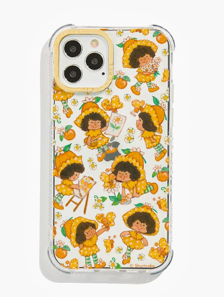 Glossy Pattern Strawberry Shortcake x Skinnydip Orange Blossom Shock iPhone Case