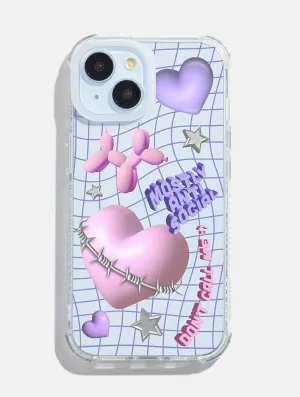 Elegant Finish Minimal Aesthetic Touch Kathryn Lucy x Skinnydip Antisocial Shock iPhone Case