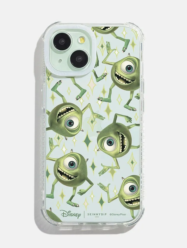 Disney Monsters Inc Mike Shock iPhone Case Premium Protection Modern Texture Build