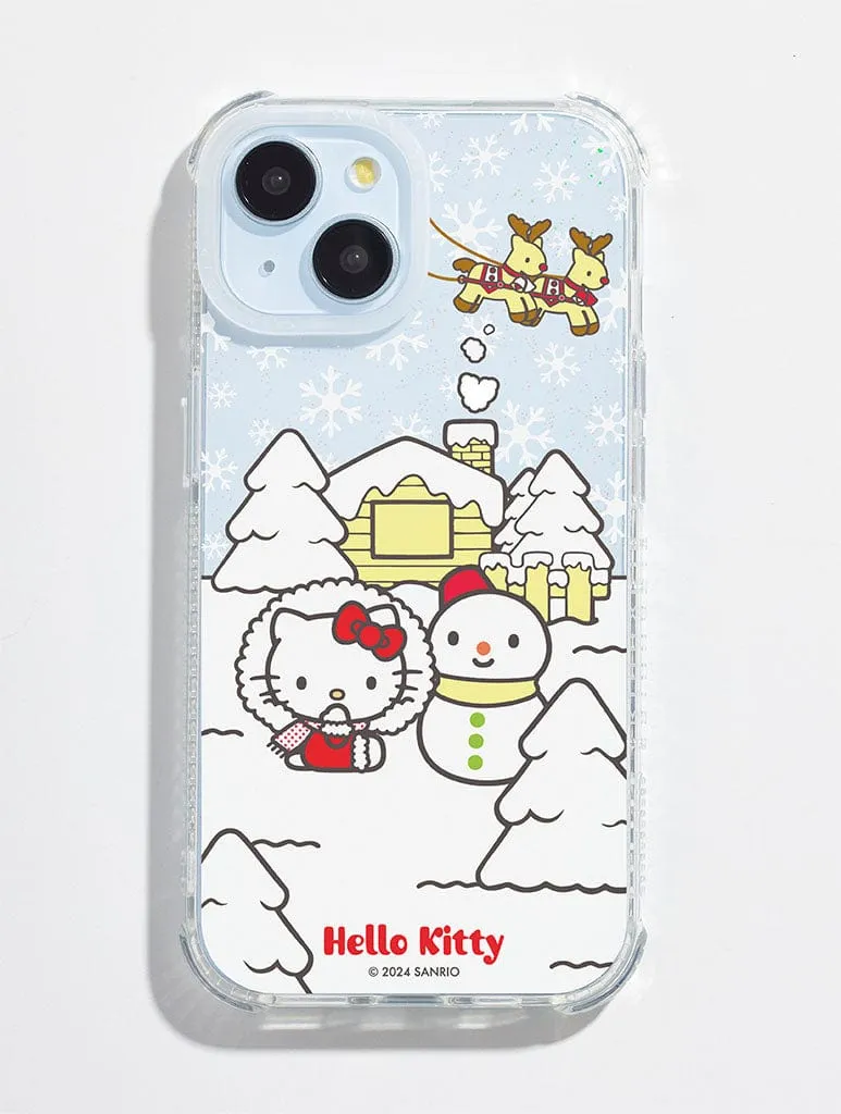 Hello Kitty Snowman Shock iPhone Case Student Gear
