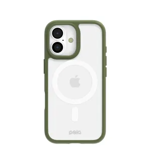 Fashion Texture Clear iPhone 17 Case with Forest Floor Ridge (MagSafe Included)