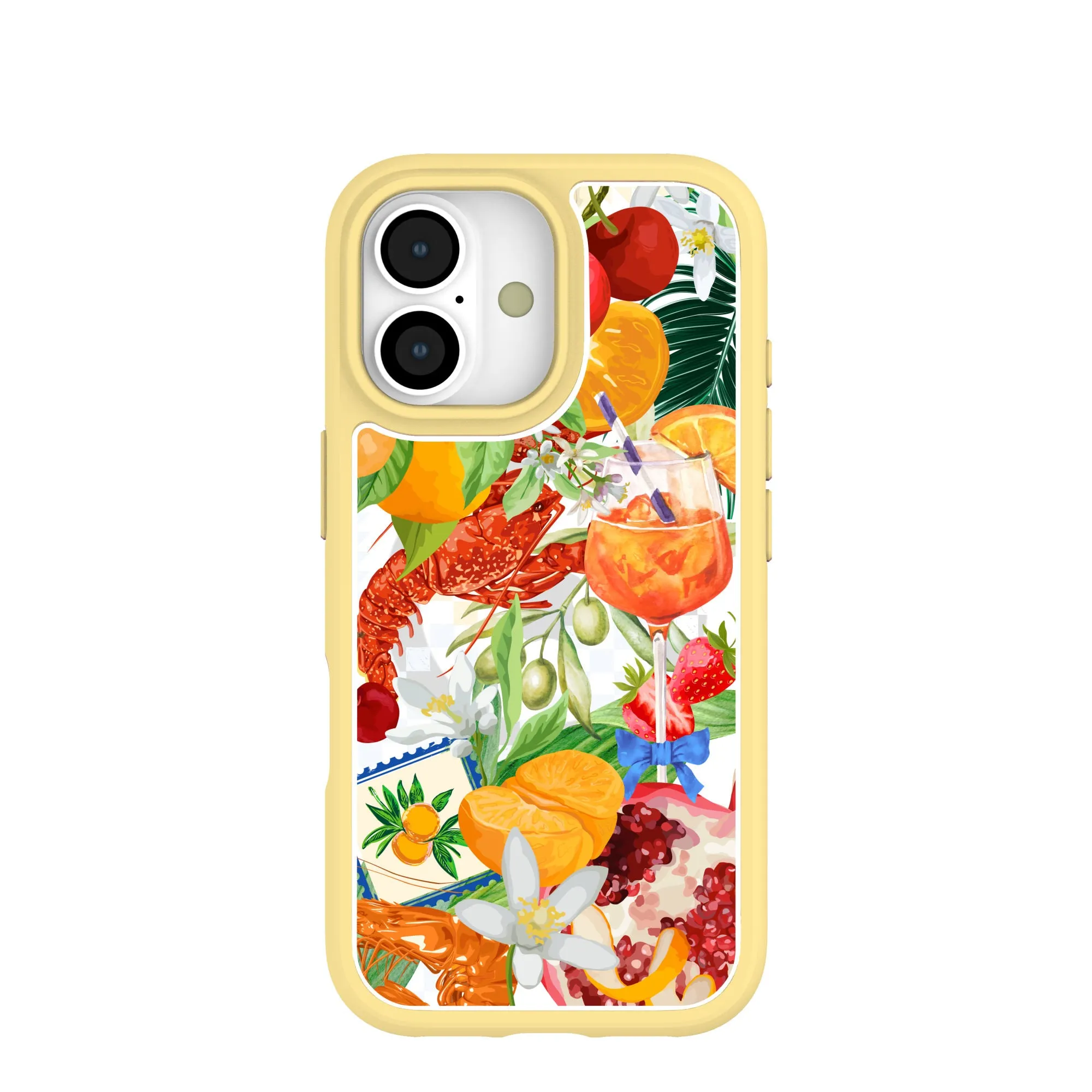 Compact Structure Clear Mediterranean Summers iPhone 17 Case With Sunbeam Ridge (MagSafe included)