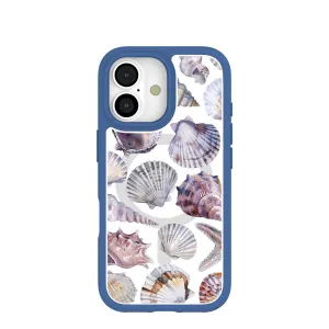Refined Finish Daily Carry Clear Oceana Whorl iPhone 17 Case With True Blue Ridge (MagSafe included)