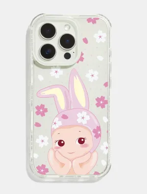 Elegant Appearance Blossom Baby Bunny Shock iPhone Case