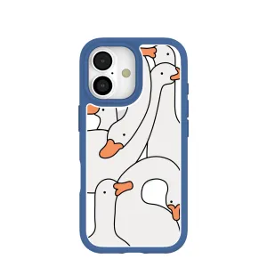 Luxury Build Clear Silly Goose iPhone 17 Case With True Blue Ridge (MagSafe included)