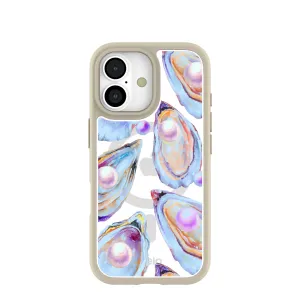 Clear Twilight Pearl iPhone 17 Case With London Fog Ridge (MagSafe included) Comfort Shield Texture