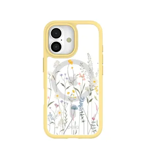 Phone Accessory Customizable Option Clear Wanderflora iPhone 17 Case With Sunbeam Ridge (MagSafe included)