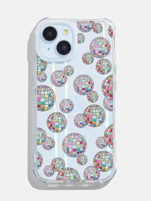 Stylish Detailing Outdoor Design Colourful Disco Ball Shock iPhone Case
