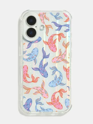 Colourful Koi Fish Shock iPhone Case Vivid Surface Detail Shock Frame
