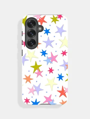 Modern Edge Minimal Frame Colourful Stars Ultra Protective Samsung Galaxy Case