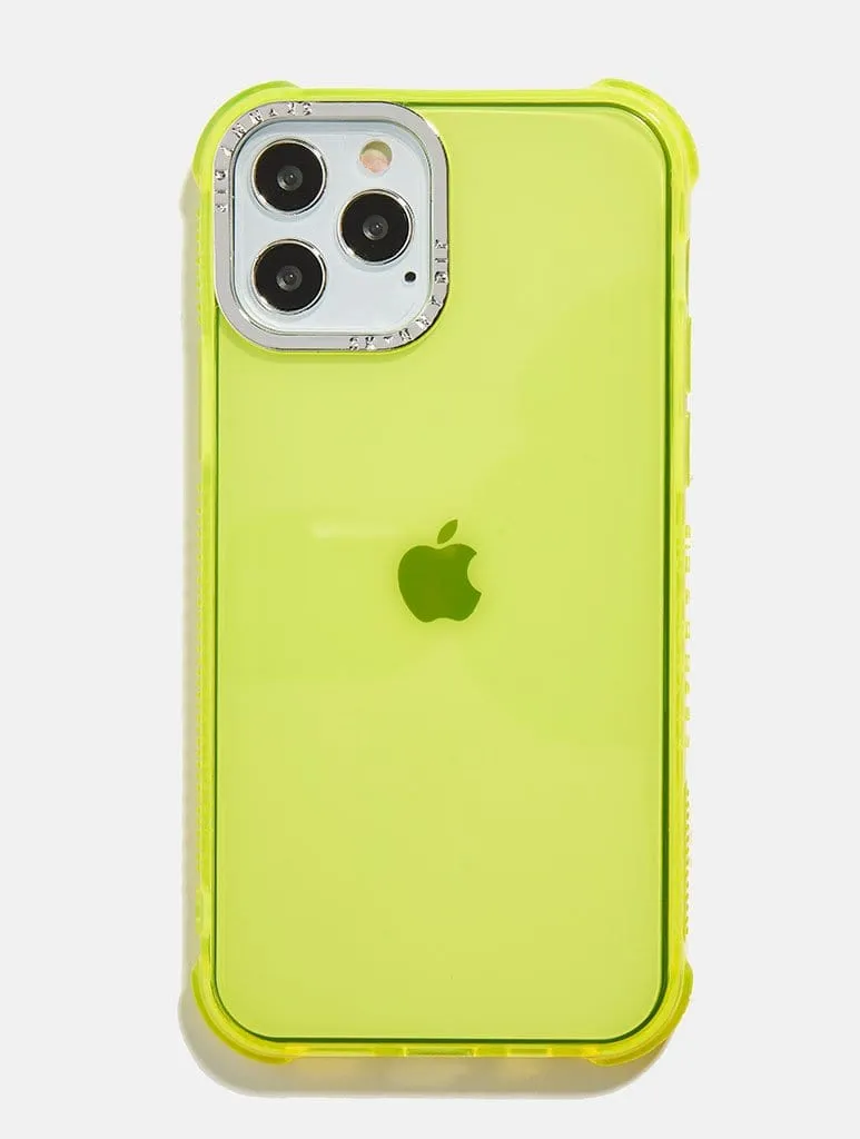 Colourpop Yellow Recycled Shock Case Compact Grip Minimal Texture Layer