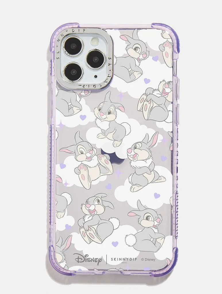 Full Coverage Sleek Edge Design Disney Baby Thumper Lilac Shock iPhone Case