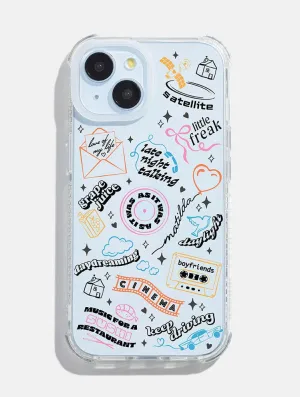 Harries House Tracklist Shock iPhone Case Flexible Grip Texture