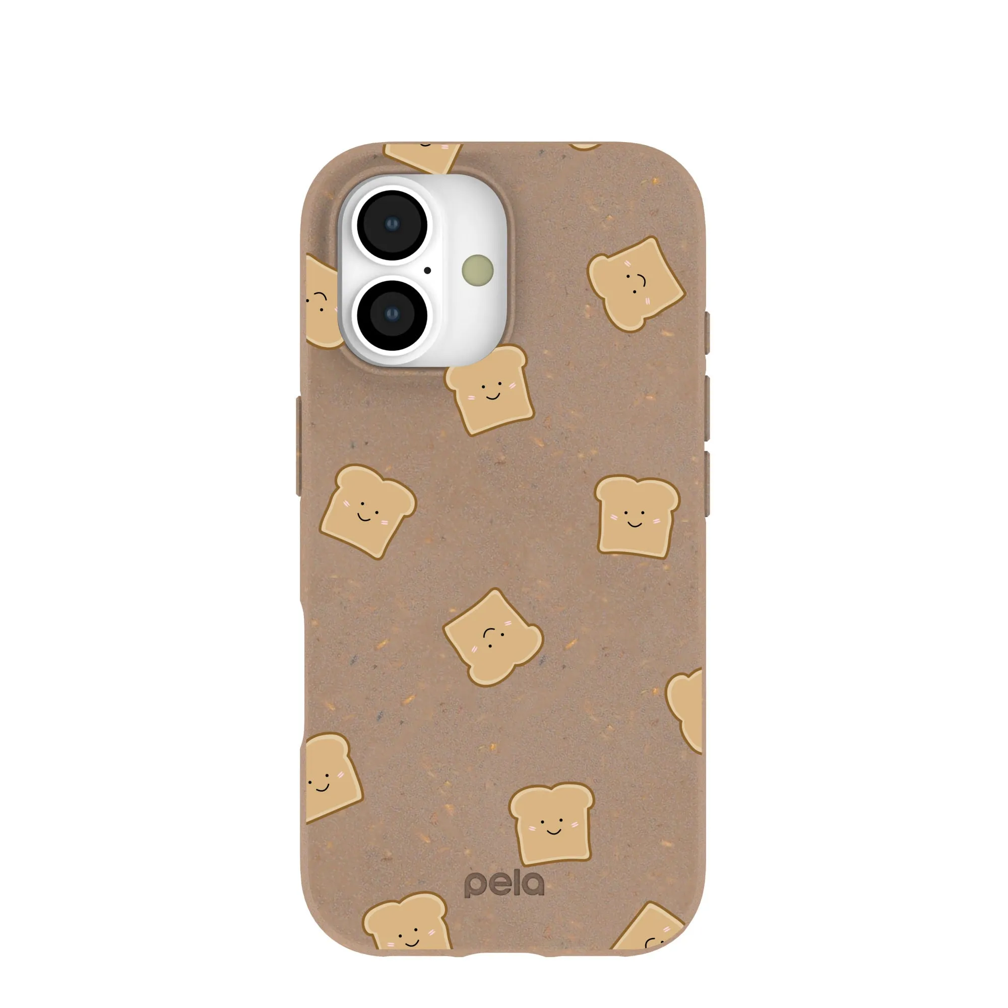 Smooth Detail Trendy Look Chocolate Brown Mini Toast iPhone 17 Case