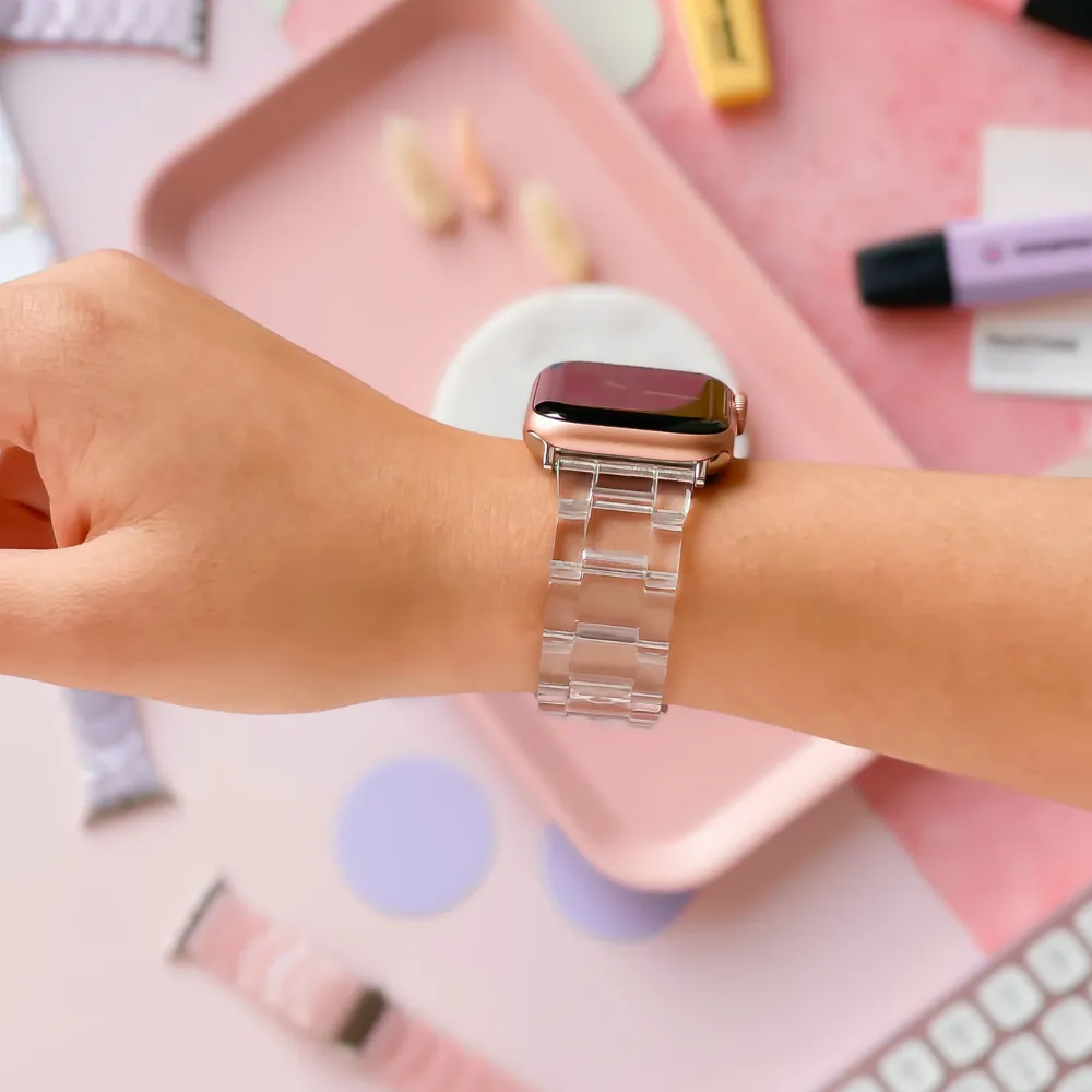 Professional Appearance Luxe Transparent Apple Watch Strap
