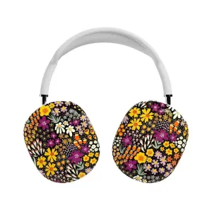 Falling for You | Plum Floral AirPods Max Case Compact Travel Pouch