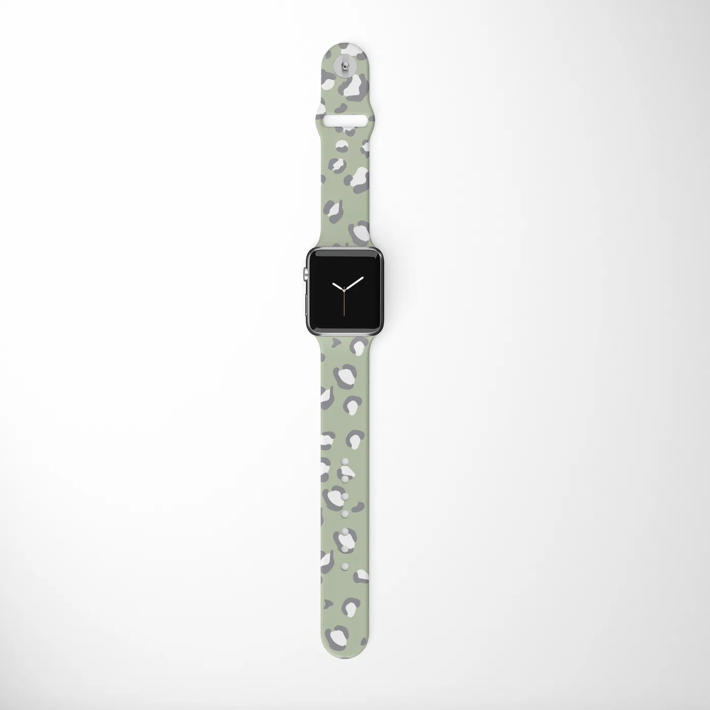 Magnetic Closure Formal Outfit Sage Leopard Apple Watch Strap