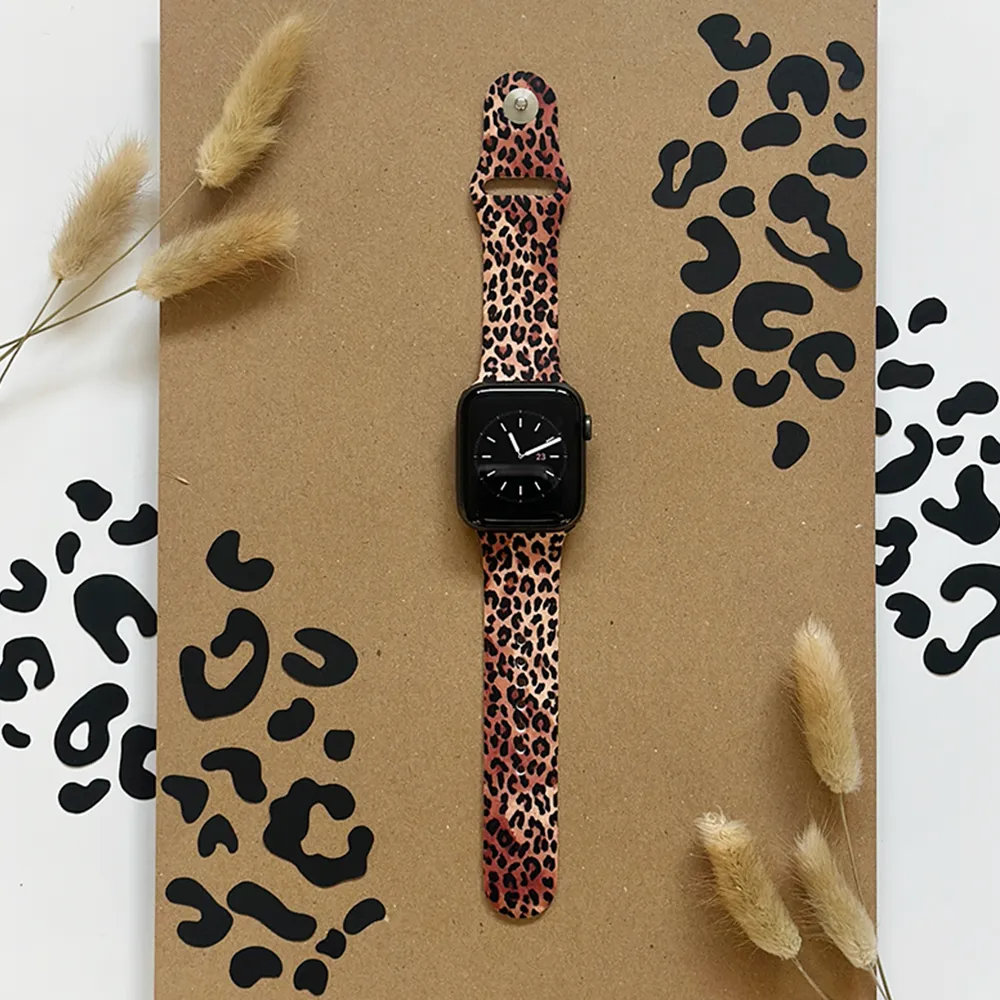 Leopard Apple Watch Strap Sleek Active Option