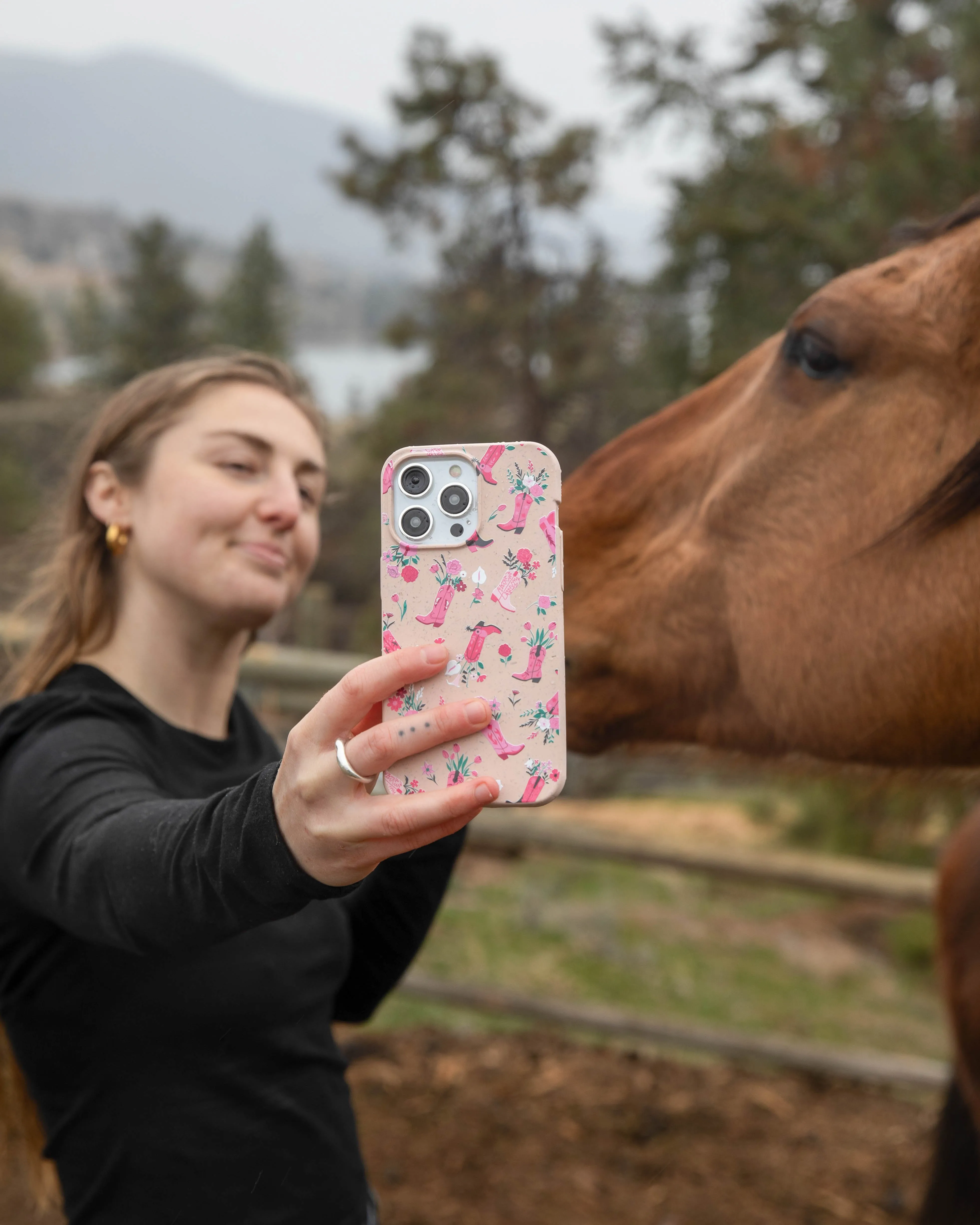 Seashell Boots N Flowers iPhone 17 Case Classic Look Tough Frame