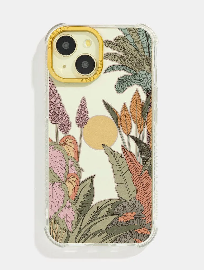 Matte Feel Texture Slim Design OMG Kitty x Skinnydip Jungle Sun Shock iPhone Case