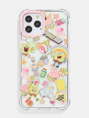 SpongeBob x Skinnydip Sticker Shock iPhone Case Anti Slip Durable Pattern Texture